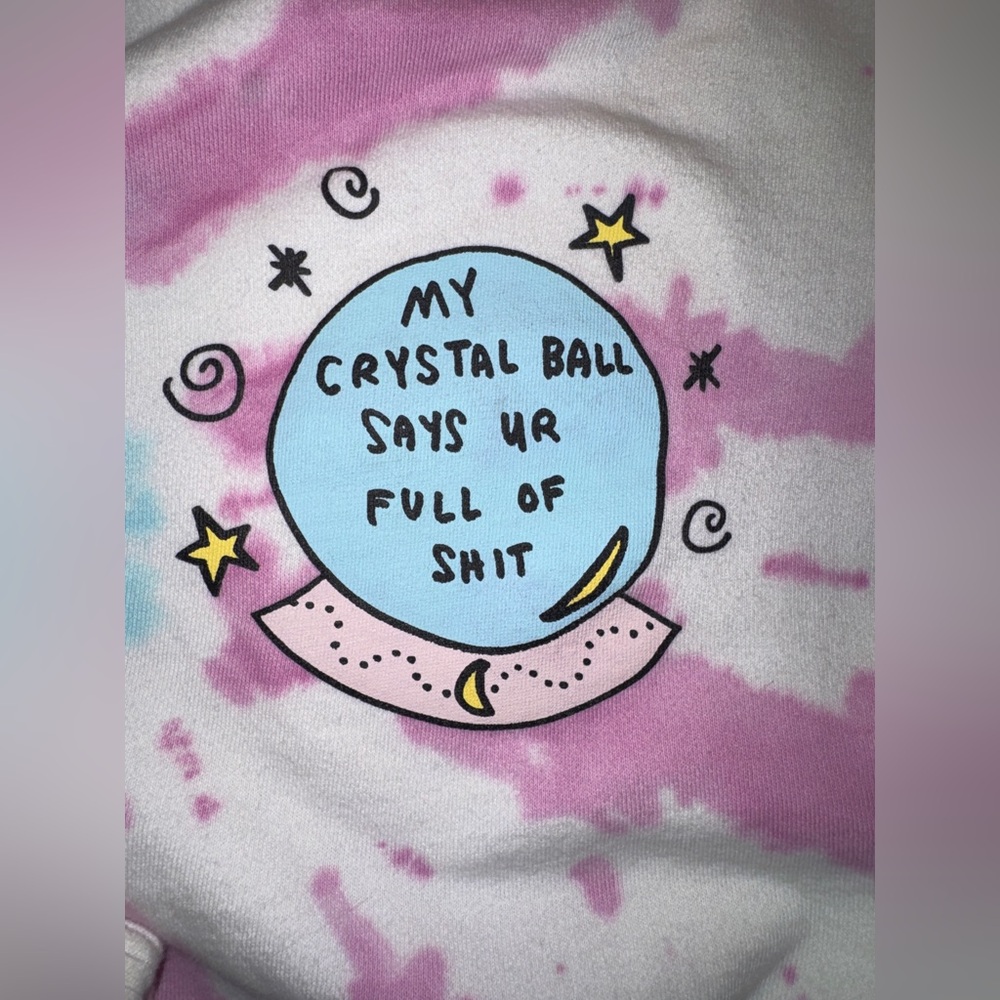 Crystal ball crewneck